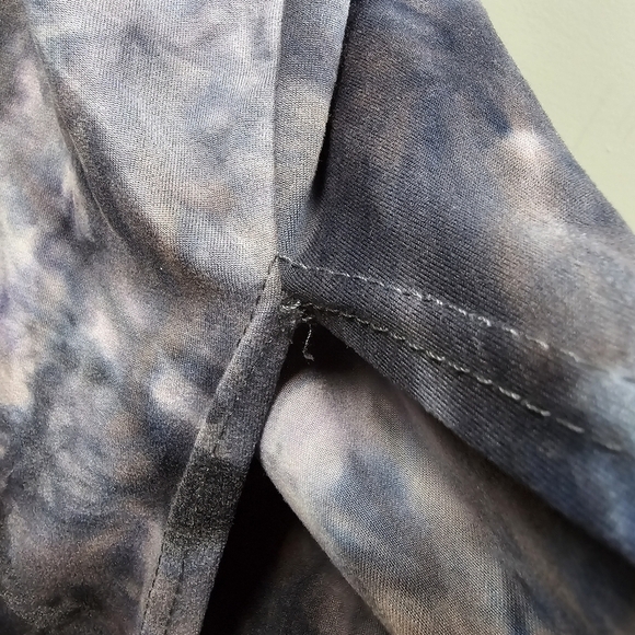 VIBE‎ Sportswear Soft Tie Dye Maxi Dress Hooded Multi-colored Womens Plus Sz 2X - Picture 14 of 16